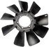 620-357 by DORMAN - Clutch Fan Blade - Plastic