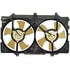 Dorman 620-411 Engine Cooling Fan Assembly Dual Fan Assembly Without Controller