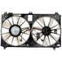 620-584 by DORMAN - Dual Fan Assembly Without Controller