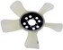 620-057 by DORMAN - Clutch Fan Blade - Plastic