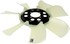 620-081 by DORMAN - Clutch Fan Blade - Plastic