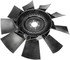 621-3400 by DORMAN - Clutch Fan Blade - Plastic