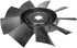 621-3400 by DORMAN - Clutch Fan Blade - Plastic