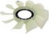 621-345 by DORMAN - Clutch Fan Blade - Plastic