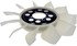 621-585 by DORMAN - Clutch Fan Blade - Plastic