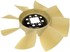 621-590 by DORMAN - Clutch Fan Blade - Plastic