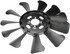 621-515 by DORMAN - Clutch Fan Blade - Plastic