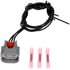 Dorman 645-943 Electrical Pigtail "TECHoice" 3 Wire Pigtail - Watertight Male Connector with Female Terminals