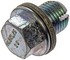 65402 by DORMAN - Single Oversize Oil Drain Plug M12x1.25