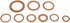 66222 by DORMAN - Oil Drain Plug Copper Gasket Assortment