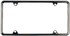 68144 by DORMAN - Universal Metal License Plate Frame Chrome Finish