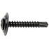 Dorman 700-153 Multi-Purpose Screw Trim Screw - Black Countersunk - No. 8 x 1 In.