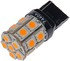 7440A-SMD by DORMAN - 7440 Amber 5050SMD 20LED Bulb