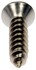 784-115D by DORMAN - Self Tapping Screws - Stainless Steel - Oval Head - No.8 X 1/2 In., 3/4 In.