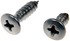 784-140D by DORMAN - Self Tapping Screws - Stainless Steel - Oval Head - No.10 X 1/2 In., 3/4 In.