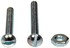 784-604 by DORMAN - Stove Bolt With Nuts - 3/16-24 In. x 1-1/2 In./1-3/4In.