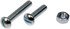 784-610D by DORMAN - Machine Screw With Nuts - 1/4 In.-20 X 1 In., 1-1/2 In.