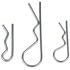 Dorman 784-634 Hitch Pin Clip Hitch Pin Assortment - 3/64 In x 1 In, 1/16 In. x 7/8 In., 1/16 In. x 1-9/16 In.