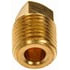 785-071D by DORMAN - Brass Pipe Plug - Square Head - 1/4 In. MNPT