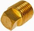 785-071D by DORMAN - Brass Pipe Plug - Square Head - 1/4 In. MNPT