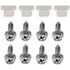 Dorman 785-101 License Plate Retainer License Plate Fasteners Kit-No. 14 x 3/4 In.