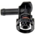 Dorman 800-048 Secondary Air Injection Hose Connector Crankcase Ventilation Hose Connector, Elbow 90 To 7 mm Barbed
