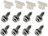 785-101 by DORMAN - License Plate Fasteners Kit-No. 14 x 3/4 In.