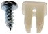 785-111D by DORMAN - License Plate Fasteners - No.6 X 3/8 In.