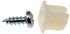 785-111D by DORMAN - License Plate Fasteners - No.6 X 3/8 In.