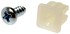 785-111D by DORMAN - License Plate Fasteners - No.6 X 3/8 In.