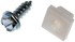 785-148D by DORMAN - License Plate Fasteners - No.14 X 3/4 In.
