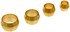 785-318D by DORMAN - Brass Compression Sleeve Assortment - 3/16 In., 1/4 In., 5/16 In., 3/8 In.