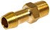 785-408D by DORMAN - Fuel Hose Fitting - Inverted Flare Male Connector - 3/8 In. X 3/8 In. Tube