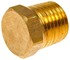 785-422D by DORMAN - Brass Pipe Plug - Hex Head - 1/4 In. MNPT