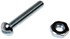 784-710D by DORMAN - Machine Screw With Nuts - No.8-32 X 1 In.