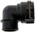 800-295 by DORMAN - 26 mm ID  Heater Hose Connector, Elbow 90 To 26 mm ID Barbed