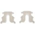 Dorman 800-802 Engine Oil Cooler Line Retainer Oil Cooler Line Retaining Clips For 1/2 In. Lines