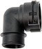 800-317 by DORMAN - 32 mm ID  Heater Hose Connector, Elbow 90 To 32 mm ID Barbed