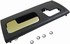 80462 by DORMAN - Interior Door Handle Front Left Kit Gold Lever Black Housing