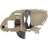 80468 by DORMAN - Interior Door Handle Rear Right Textured Beige w/Chrome lever
