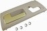 80470 by DORMAN - Interior Door Handle Front Left Kit Chrome Lever Beige Housing