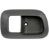80503 by DORMAN - Interior Door Handle Front Right Bezel Textured Gray
