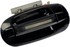 80644 by DORMAN - Exterior Door Handle Rear Left Smooth Black