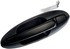 80759 by DORMAN - Exterior Door Handle Rear Left Smooth Black