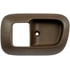 80533 by DORMAN - Interior Door Handle Front Left Bezel Textured Brown