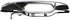80546 by DORMAN - Exterior Door Handle Front Left Chrome
