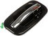80548 by DORMAN - Exterior Door Handle Front Right Chrome w/ Black Housing