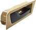 81760 by DORMAN - Interior Door Handle - Rear Left - Black+Camel (Beige)