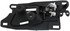 81761 by DORMAN - Interior Door Handle Front Right Chrome Lever/Black Housing