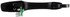 82039 by DORMAN - Exterior Door Handle Front Left Black, Textured, Without Thatchum Alarm System